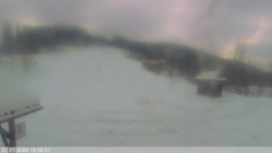 Dolní část sjezdovky