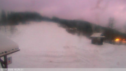 Dolní část sjezdovky