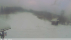 Dolní část sjezdovky