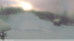 Dolní část sjezdovky