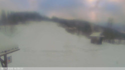 Dolní část sjezdovky