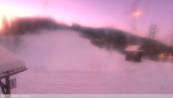 Dolní část sjezdovky