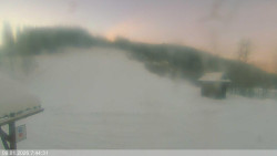 Dolní část sjezdovky