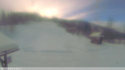 Dolní část sjezdovky