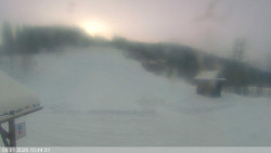 Dolní část sjezdovky