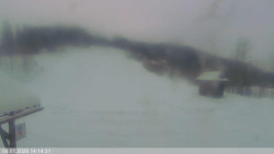 Dolní část sjezdovky