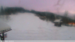 Dolní část sjezdovky