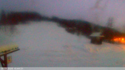 Dolní část sjezdovky