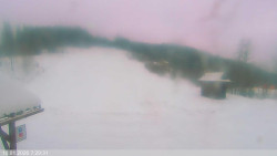 Dolní část sjezdovky