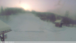 Dolní část sjezdovky