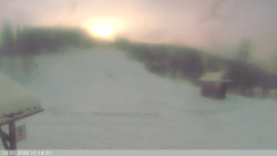 Dolní část sjezdovky