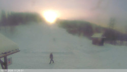 Dolní část sjezdovky