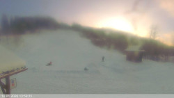 Dolní část sjezdovky