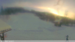 Dolní část sjezdovky