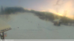 Dolní část sjezdovky