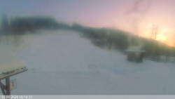 Dolní část sjezdovky