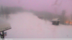 Dolní část sjezdovky