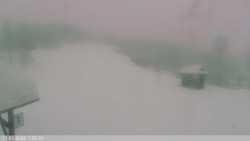 Dolní část sjezdovky