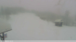 Dolní část sjezdovky