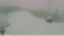 Dolní část sjezdovky