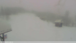 Dolní část sjezdovky