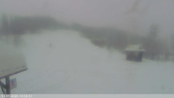 Dolní část sjezdovky