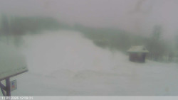 Dolní část sjezdovky