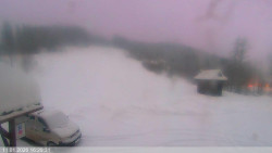 Dolní část sjezdovky