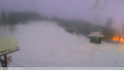 Dolní část sjezdovky