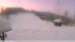 Dolní část sjezdovky