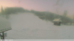 Dolní část sjezdovky