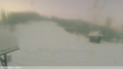 Dolní část sjezdovky