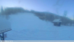 Dolní část sjezdovky