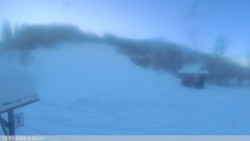 Dolní část sjezdovky