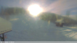 Dolní část sjezdovky