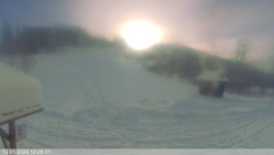 Dolní část sjezdovky