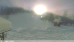 Dolní část sjezdovky