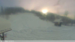 Dolní část sjezdovky