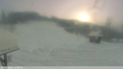 Dolní část sjezdovky