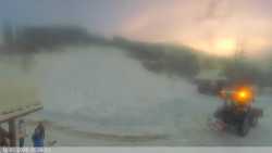 Dolní část sjezdovky