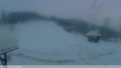 Dolní část sjezdovky