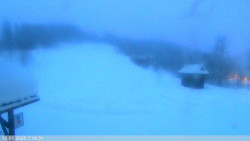 Dolní část sjezdovky