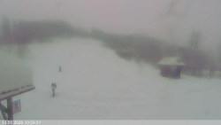 Dolní část sjezdovky