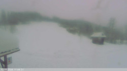 Dolní část sjezdovky