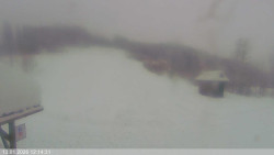 Dolní část sjezdovky