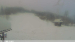 Dolní část sjezdovky