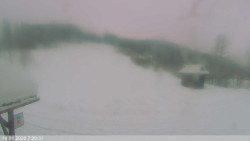 Dolní část sjezdovky