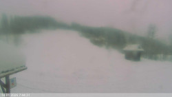 Dolní část sjezdovky