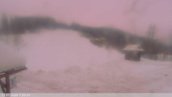 Dolní část sjezdovky