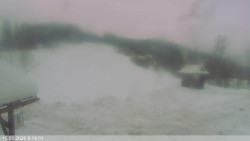 Dolní část sjezdovky